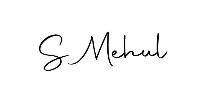Design your own signature with our free online signature maker. With this signature software, you can create a handwritten (Autography-DOLnW) signature for name S Mehul. S Mehul signature style 10 images and pictures png