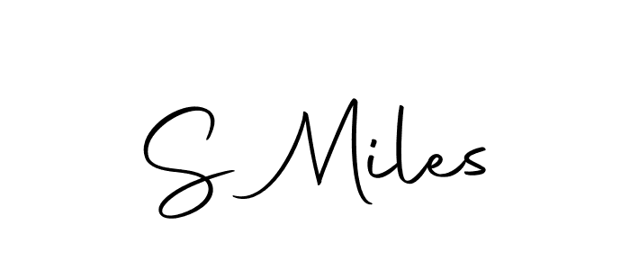Make a beautiful signature design for name S Miles. With this signature (Autography-DOLnW) style, you can create a handwritten signature for free. S Miles signature style 10 images and pictures png