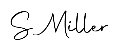 A modern signature idea for name S Miller using Autography-DOLnW font. Clean strokes and elegant curves make it stand out instantly. S Miller signature style 10 images and pictures png