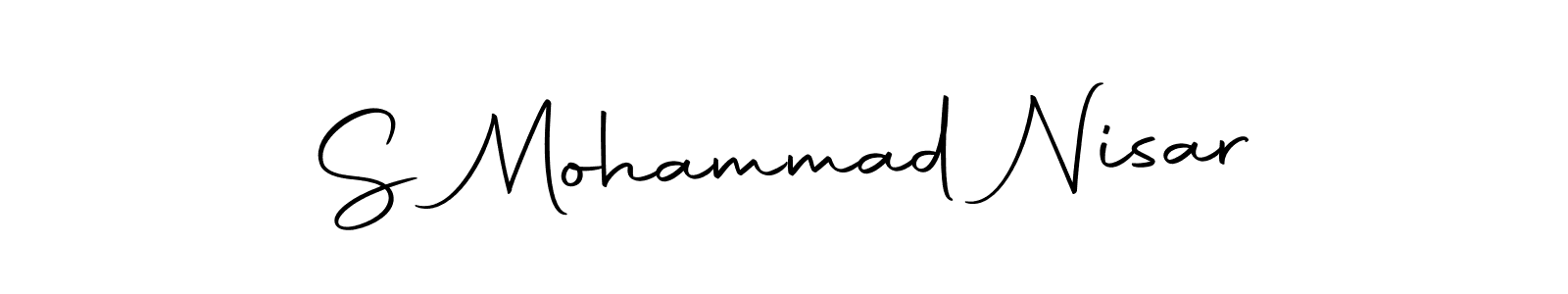 S Mohammad Nisar stylish signature style. Best Handwritten Sign (Autography-DOLnW) for my name. Handwritten Signature Collection Ideas for my name S Mohammad Nisar. S Mohammad Nisar signature style 10 images and pictures png