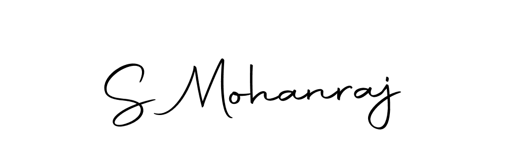 How to make S Mohanraj name signature. Use Autography-DOLnW style for creating short signs online. This is the latest handwritten sign. S Mohanraj signature style 10 images and pictures png