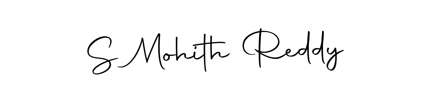 Make a short S Mohith Reddy signature style. Manage your documents anywhere anytime using Autography-DOLnW. Create and add eSignatures, submit forms, share and send files easily. S Mohith Reddy signature style 10 images and pictures png