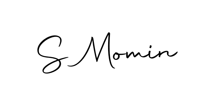 The best way (Autography-DOLnW) to make a short signature is to pick only two or three words in your name. The name S Momin include a total of six letters. For converting this name. S Momin signature style 10 images and pictures png