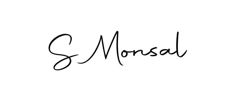 The best way (Autography-DOLnW) to make a short signature is to pick only two or three words in your name. The name S Monsal include a total of six letters. For converting this name. S Monsal signature style 10 images and pictures png