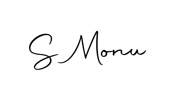 How to make S Monu signature? Autography-DOLnW is a professional autograph style. Create handwritten signature for S Monu name. S Monu signature style 10 images and pictures png
