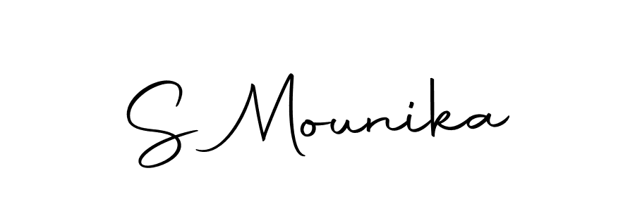 It looks lik you need a new signature style for name S Mounika. Design unique handwritten (Autography-DOLnW) signature with our free signature maker in just a few clicks. S Mounika signature style 10 images and pictures png