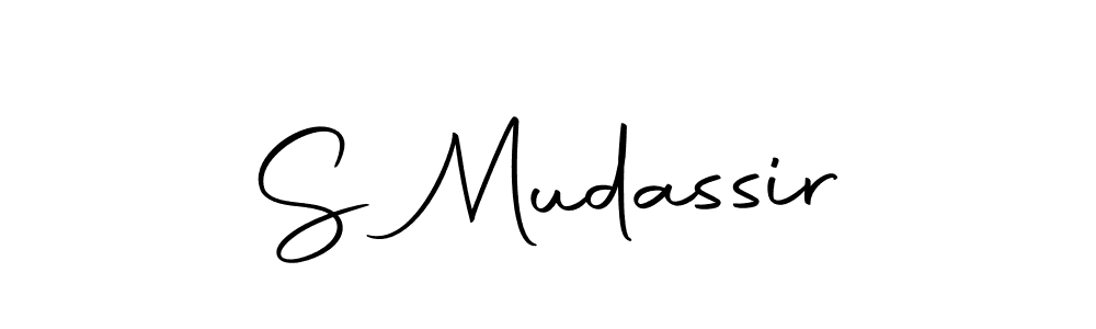 Make a beautiful signature design for name S Mudassir. Use this online signature maker to create a handwritten signature for free. S Mudassir signature style 10 images and pictures png