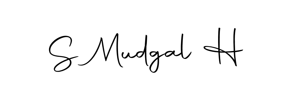 S Mudgal H stylish signature style. Best Handwritten Sign (Autography-DOLnW) for my name. Handwritten Signature Collection Ideas for my name S Mudgal H. S Mudgal H signature style 10 images and pictures png