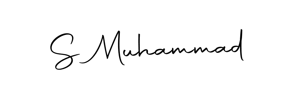 Make a beautiful signature design for name S Muhammad. With this signature (Autography-DOLnW) style, you can create a handwritten signature for free. S Muhammad signature style 10 images and pictures png