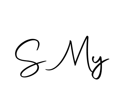 Design your own signature with our free online signature maker. With this signature software, you can create a handwritten (Autography-DOLnW) signature for name S My. S My signature style 10 images and pictures png