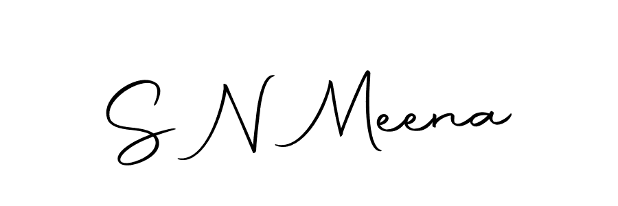 You should practise on your own different ways (Autography-DOLnW) to write your name (S N Meena) in signature. don't let someone else do it for you. S N Meena signature style 10 images and pictures png