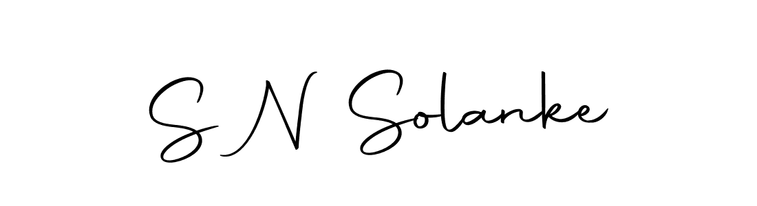 Design your own signature with our free online signature maker. With this signature software, you can create a handwritten (Autography-DOLnW) signature for name S N Solanke. S N Solanke signature style 10 images and pictures png