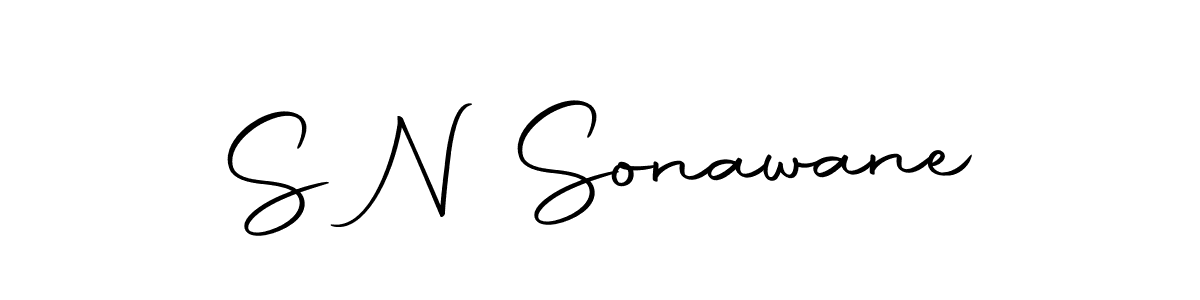 How to make S N Sonawane signature? Autography-DOLnW is a professional autograph style. Create handwritten signature for S N Sonawane name. S N Sonawane signature style 10 images and pictures png