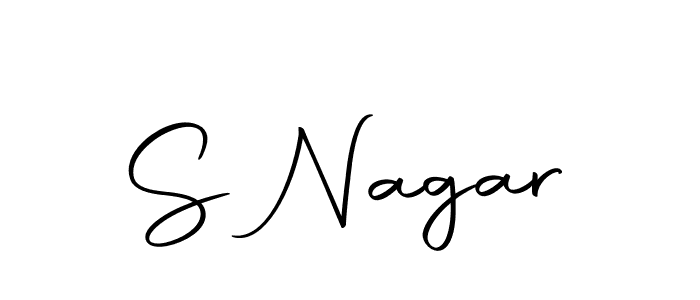 The best way (Autography-DOLnW) to make a short signature is to pick only two or three words in your name. The name S Nagar include a total of six letters. For converting this name. S Nagar signature style 10 images and pictures png