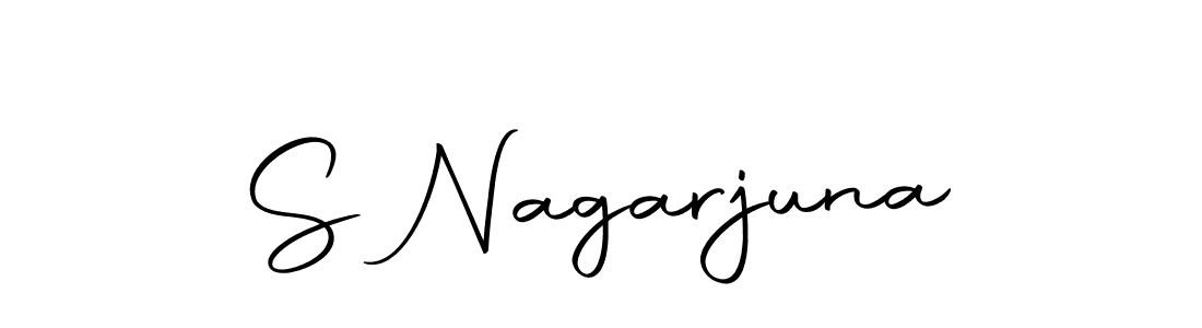 Use a signature maker to create a handwritten signature online. With this signature software, you can design (Autography-DOLnW) your own signature for name S Nagarjuna. S Nagarjuna signature style 10 images and pictures png