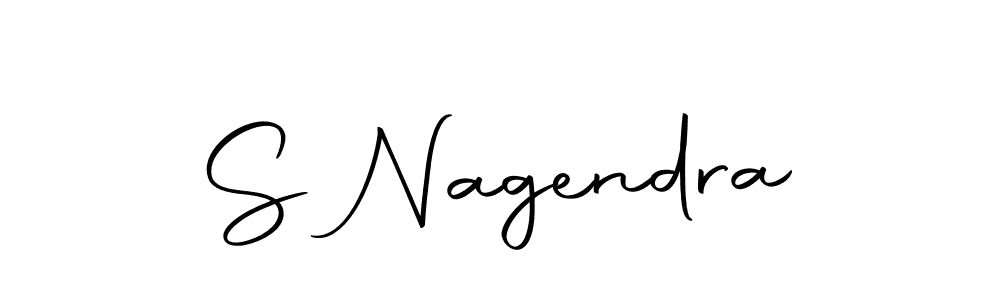 Create a beautiful signature design for name S Nagendra. With this signature (Autography-DOLnW) fonts, you can make a handwritten signature for free. S Nagendra signature style 10 images and pictures png