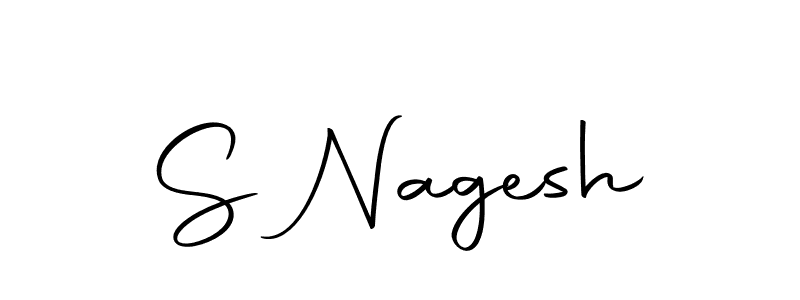 Create a beautiful signature design for name S Nagesh. With this signature (Autography-DOLnW) fonts, you can make a handwritten signature for free. S Nagesh signature style 10 images and pictures png