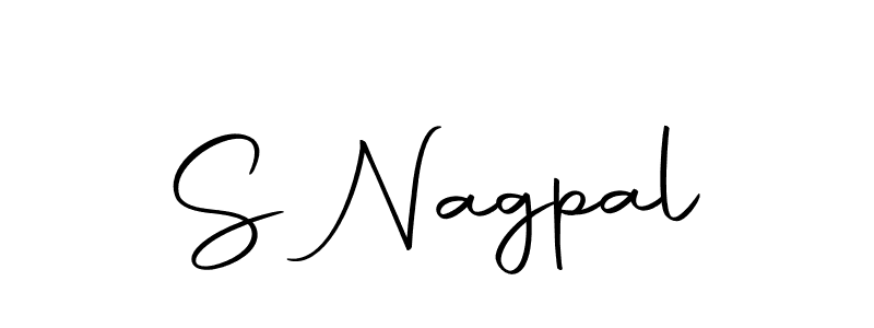 The best way (Autography-DOLnW) to make a short signature is to pick only two or three words in your name. The name S Nagpal include a total of six letters. For converting this name. S Nagpal signature style 10 images and pictures png