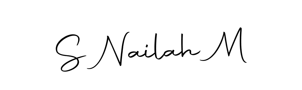 Make a short S Nailah M signature style. Manage your documents anywhere anytime using Autography-DOLnW. Create and add eSignatures, submit forms, share and send files easily. S Nailah M signature style 10 images and pictures png