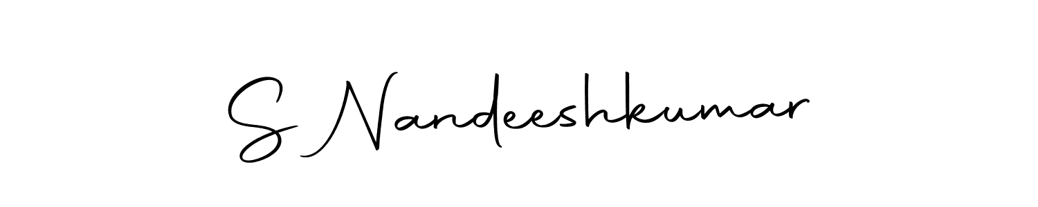 This is the best signature style for the S Nandeeshkumar name. Also you like these signature font (Autography-DOLnW). Mix name signature. S Nandeeshkumar signature style 10 images and pictures png