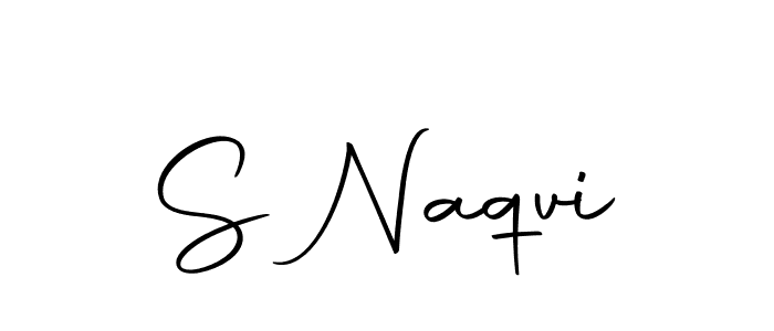 You should practise on your own different ways (Autography-DOLnW) to write your name (S Naqvi) in signature. don't let someone else do it for you. S Naqvi signature style 10 images and pictures png