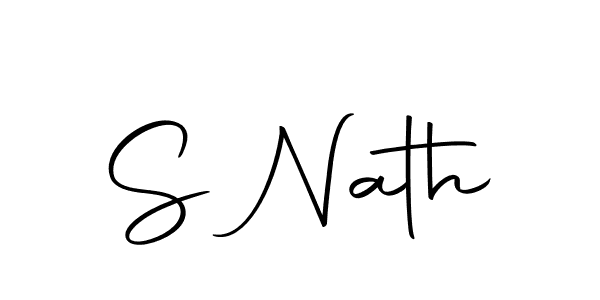 You should practise on your own different ways (Autography-DOLnW) to write your name (S Nath) in signature. don't let someone else do it for you. S Nath signature style 10 images and pictures png