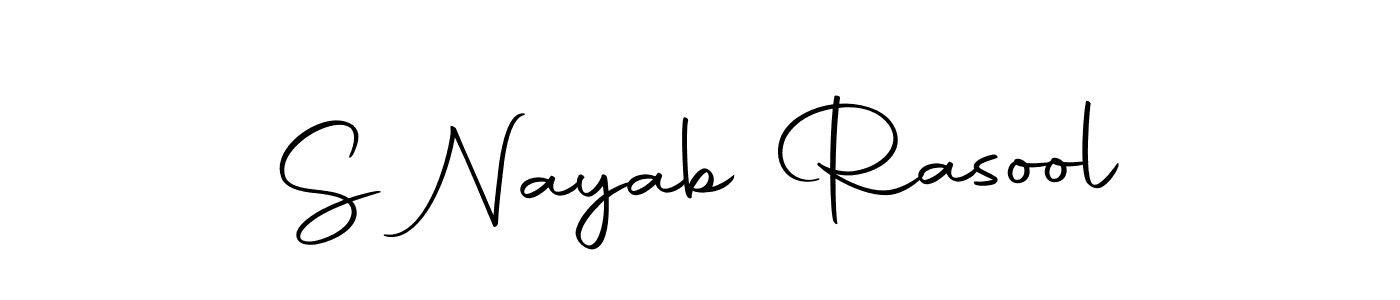 Make a short S Nayab Rasool signature style. Manage your documents anywhere anytime using Autography-DOLnW. Create and add eSignatures, submit forms, share and send files easily. S Nayab Rasool signature style 10 images and pictures png