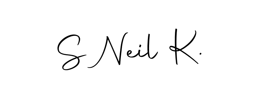 Make a short S Neil K. signature style. Manage your documents anywhere anytime using Autography-DOLnW. Create and add eSignatures, submit forms, share and send files easily. S Neil K. signature style 10 images and pictures png