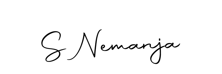 How to make S Nemanja signature? Autography-DOLnW is a professional autograph style. Create handwritten signature for S Nemanja name. S Nemanja signature style 10 images and pictures png