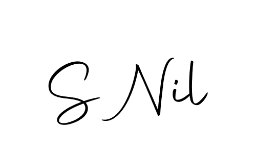 Similarly Autography-DOLnW is the best handwritten signature design. Signature creator online .You can use it as an online autograph creator for name S Nil. S Nil signature style 10 images and pictures png