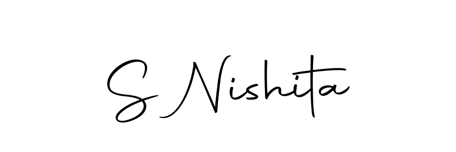 Also we have S Nishita name is the best signature style. Create professional handwritten signature collection using Autography-DOLnW autograph style. S Nishita signature style 10 images and pictures png