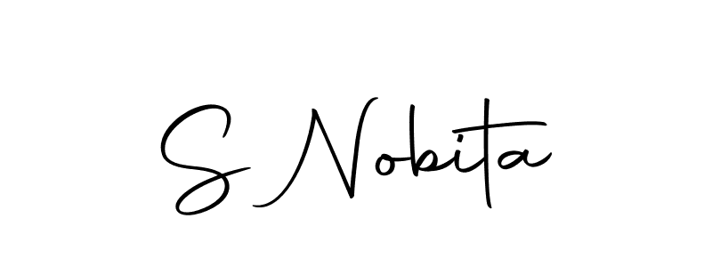 Similarly Autography-DOLnW is the best handwritten signature design. Signature creator online .You can use it as an online autograph creator for name S Nobita. S Nobita signature style 10 images and pictures png