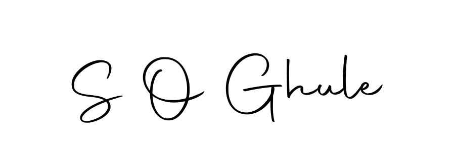 Also we have S O Ghule name is the best signature style. Create professional handwritten signature collection using Autography-DOLnW autograph style. S O Ghule signature style 10 images and pictures png