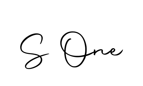 Make a beautiful signature design for name S One. Use this online signature maker to create a handwritten signature for free. S One signature style 10 images and pictures png