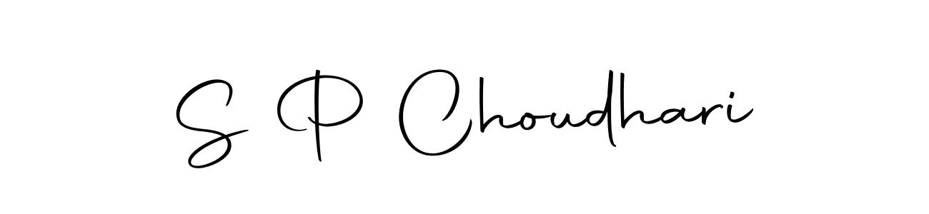 Make a beautiful signature design for name S P Choudhari. With this signature (Autography-DOLnW) style, you can create a handwritten signature for free. S P Choudhari signature style 10 images and pictures png