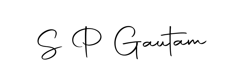You can use this online signature creator to create a handwritten signature for the name S P Gautam. This is the best online autograph maker. S P Gautam signature style 10 images and pictures png