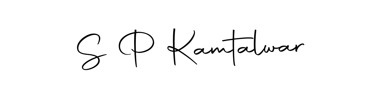 You can use this online signature creator to create a handwritten signature for the name S P Kamtalwar. This is the best online autograph maker. S P Kamtalwar signature style 10 images and pictures png