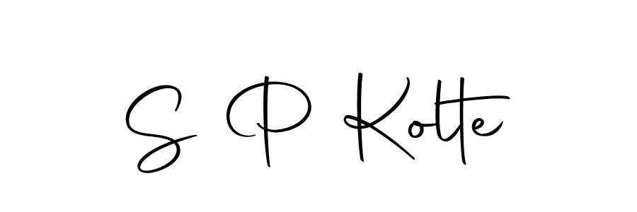 Use a signature maker to create a handwritten signature online. With this signature software, you can design (Autography-DOLnW) your own signature for name S P Kolte. S P Kolte signature style 10 images and pictures png