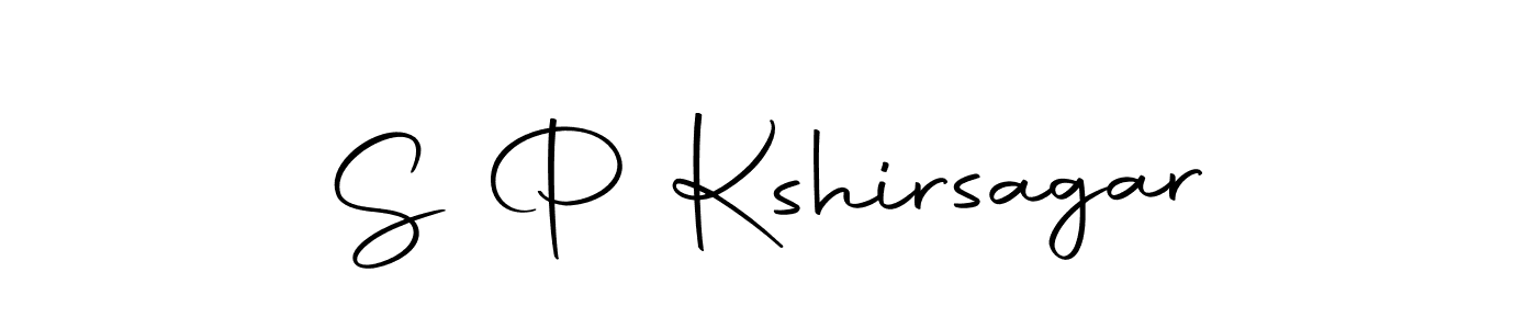 Use a signature maker to create a handwritten signature online. With this signature software, you can design (Autography-DOLnW) your own signature for name S P Kshirsagar. S P Kshirsagar signature style 10 images and pictures png