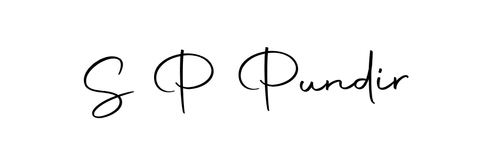 Create a beautiful signature design for name S P Pundir. With this signature (Autography-DOLnW) fonts, you can make a handwritten signature for free. S P Pundir signature style 10 images and pictures png
