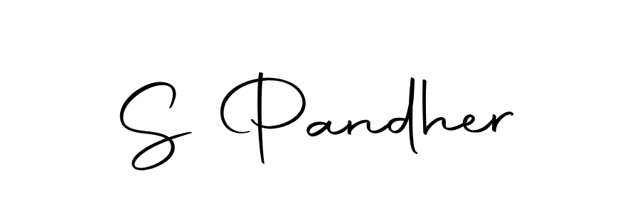 Make a beautiful signature design for name S Pandher. With this signature (Autography-DOLnW) style, you can create a handwritten signature for free. S Pandher signature style 10 images and pictures png