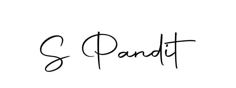 Also we have S Pandit name is the best signature style. Create professional handwritten signature collection using Autography-DOLnW autograph style. S Pandit signature style 10 images and pictures png