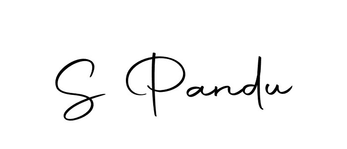 Make a beautiful signature design for name S Pandu. With this signature (Autography-DOLnW) style, you can create a handwritten signature for free. S Pandu signature style 10 images and pictures png