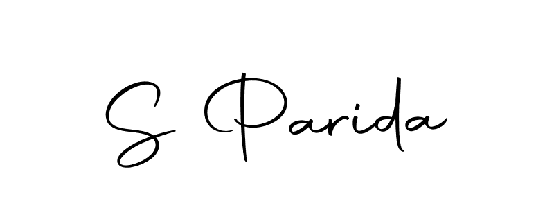 S Parida stylish signature style. Best Handwritten Sign (Autography-DOLnW) for my name. Handwritten Signature Collection Ideas for my name S Parida. S Parida signature style 10 images and pictures png