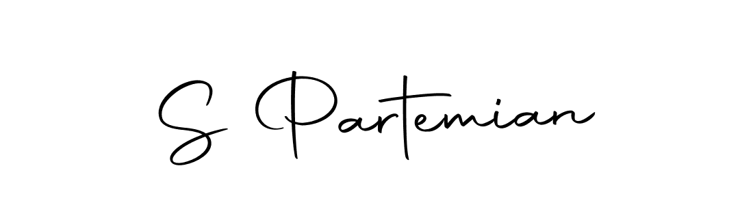 S Partemian stylish signature style. Best Handwritten Sign (Autography-DOLnW) for my name. Handwritten Signature Collection Ideas for my name S Partemian. S Partemian signature style 10 images and pictures png