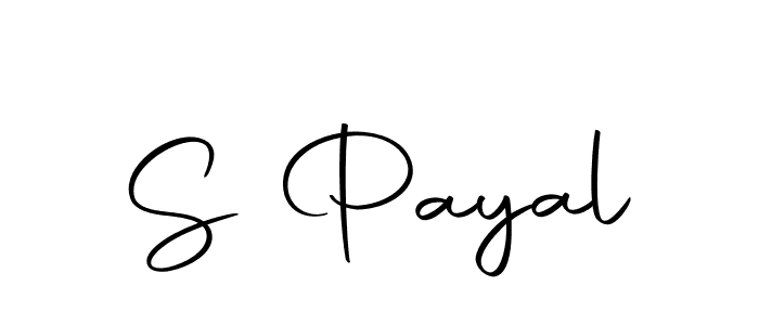 Use a signature maker to create a handwritten signature online. With this signature software, you can design (Autography-DOLnW) your own signature for name S Payal. S Payal signature style 10 images and pictures png