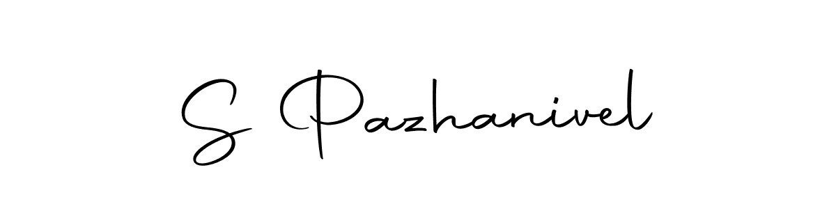 The best way (Autography-DOLnW) to make a short signature is to pick only two or three words in your name. The name S Pazhanivel include a total of six letters. For converting this name. S Pazhanivel signature style 10 images and pictures png