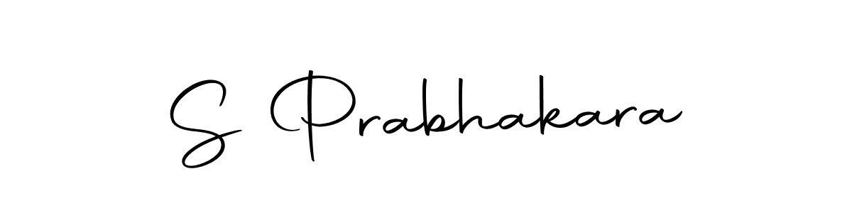 Make a beautiful signature design for name S Prabhakara. With this signature (Autography-DOLnW) style, you can create a handwritten signature for free. S Prabhakara signature style 10 images and pictures png