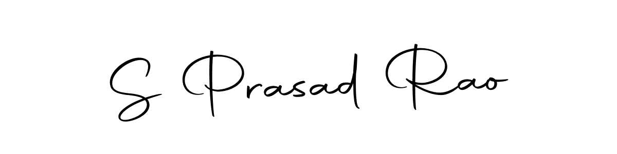 The best way (Autography-DOLnW) to make a short signature is to pick only two or three words in your name. The name S Prasad Rao include a total of six letters. For converting this name. S Prasad Rao signature style 10 images and pictures png