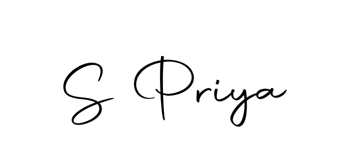 Make a beautiful signature design for name S Priya. Use this online signature maker to create a handwritten signature for free. S Priya signature style 10 images and pictures png